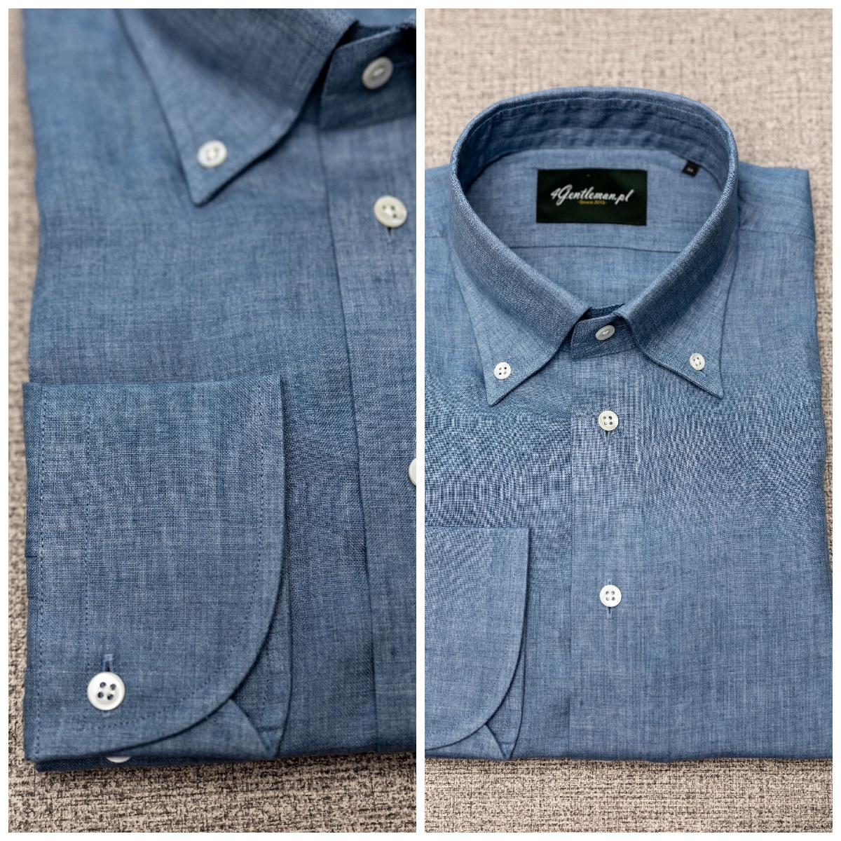 
Lniana Koszula 100% Monti Denim